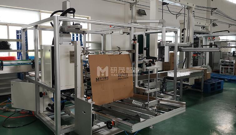 韓國紙巾開裝封一體機(jī)＋碼垛機(jī)