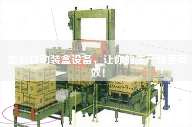 定制自動裝盒設備，讓你的生產線更高效！