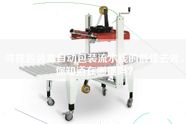 尋找包裝盒自動包裝流水線的最佳去處，你知道在哪里嗎？
