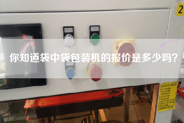 你知道袋中袋包裝機(jī)的報(bào)價(jià)是多少嗎？