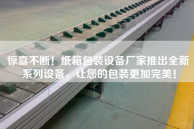 驚喜不斷！紙箱包裝設(shè)備廠家推出全新系列設(shè)備，讓您的包裝更加完美！