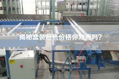 揭秘盒裝箱機價格你知道嗎？