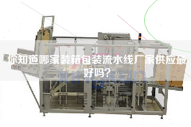 你知道哪家裝箱包裝流水線廠家供應最好嗎？