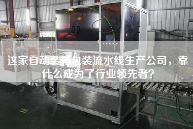 這家自動(dòng)裝箱包裝流水線生產(chǎn)公司,靠什么成為了行業(yè)領(lǐng)先者? 這家自動(dòng)裝箱包裝流水線生產(chǎn)公司,靠什么成為了行業(yè)領(lǐng)先者?