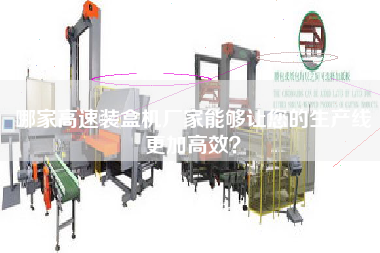 哪家高速裝盒機廠家能夠讓您的生產(chǎn)線更加高效