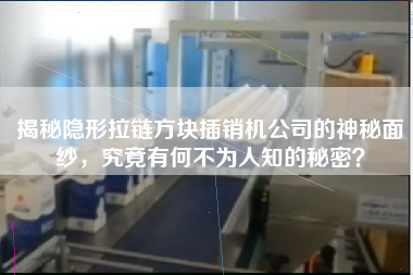 揭秘隱形拉鏈方塊插銷機公司的神秘面紗，究竟有何不為人知的秘密