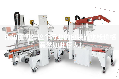 你知道嗎？這個行業(yè)的包裝流水線價格竟然如此驚人！