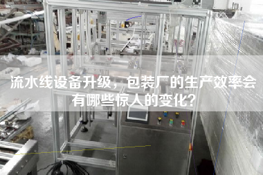 流水線設備升級,包裝廠的生產效率會有哪些驚人的變化