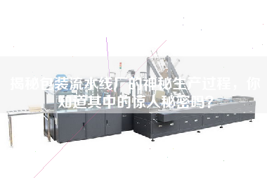 揭秘包裝流水線廠的神秘生產過程，你知道其中的驚人秘密嗎？