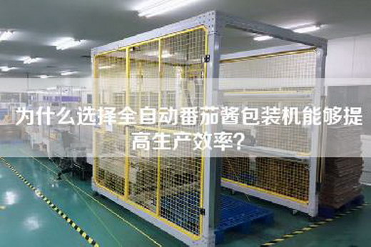 為什么選擇全自動番茄醬包裝機能夠提高生產效率？