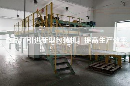 食品廠引進新型包裝機，提高生產效率