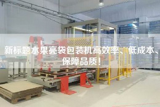 新標題水果亮袋包裝機高效率、低成本、保障品質！