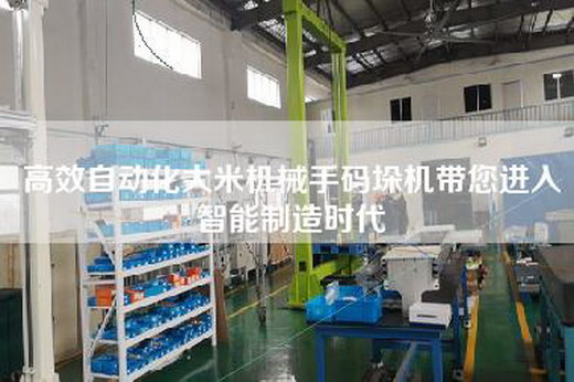 高效自動化大米機械手碼垛機帶您進入智能制造時代