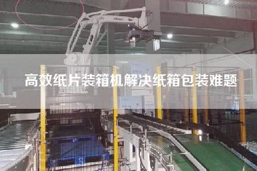 高效紙片裝箱機(jī)解決紙箱包裝難題