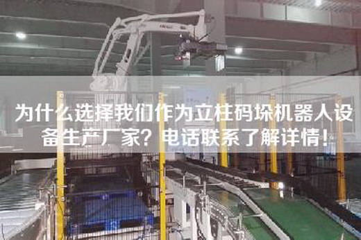 為什么選擇我們作為立柱碼垛機器人設備生產廠家？電話聯系了解詳情！