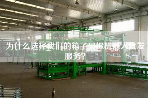 為什么選擇我們的箱子碼垛機器人批發服務?