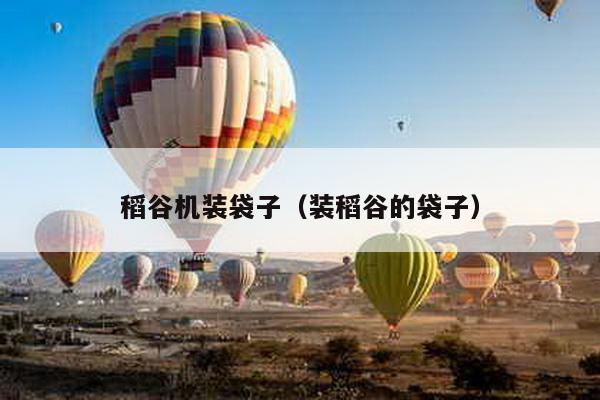 稻谷機裝袋子(裝稻谷的袋子)